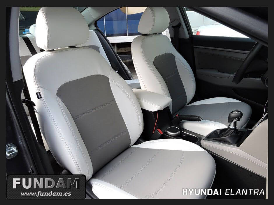 Fundas a medida de ecopiel para asientos de Hyundai Elantra IV